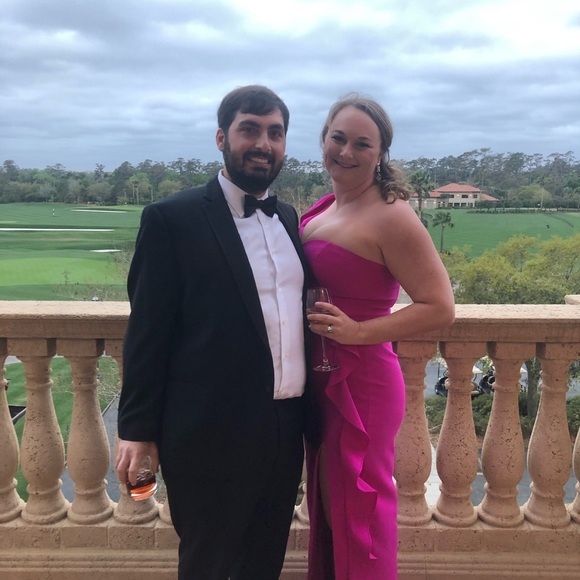 Aidan Mattox strapless gown - Picture 5 of 5